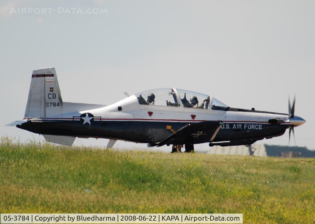05-3784, Raytheon T-6A Texan II C/N PT-336, T-6II Texan Position and Hold for 17L.