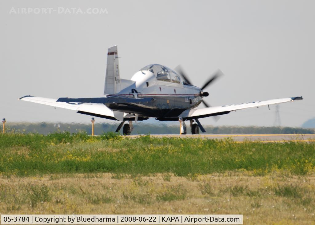 05-3784, Raytheon T-6A Texan II C/N PT-336, T-6II Texan Position and Hold for 17L.