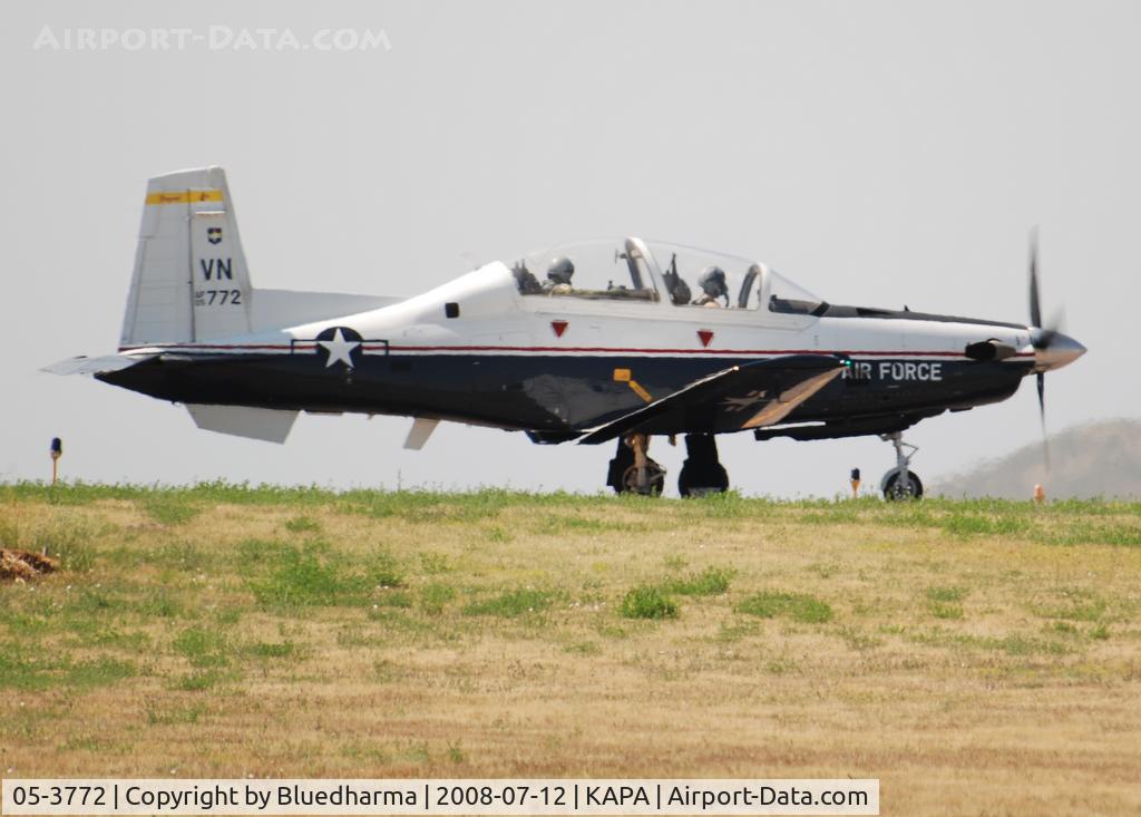 05-3772, 2005 Raytheon T-6A Texan II C/N PT-324, T-6II Texan Position and Hold for 17L.