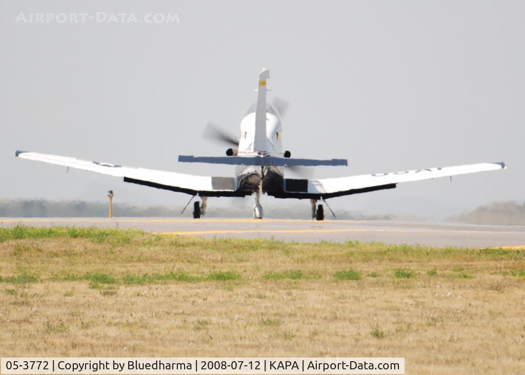 05-3772, 2005 Raytheon T-6A Texan II C/N PT-324, T-6II Texan Position and Hold for 17L.