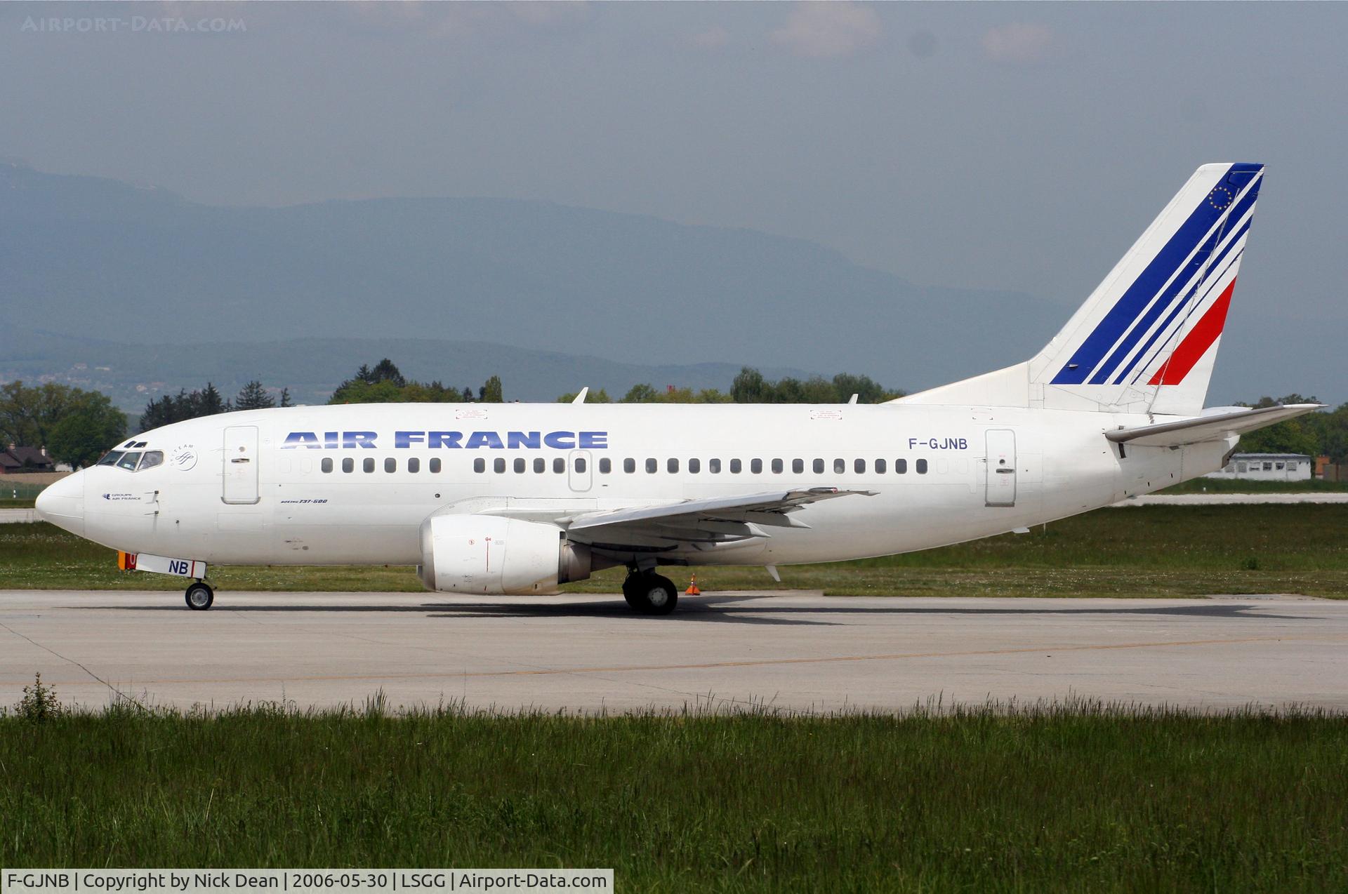 F-GJNB, 1991 Boeing 737-528 C/N 25227, /