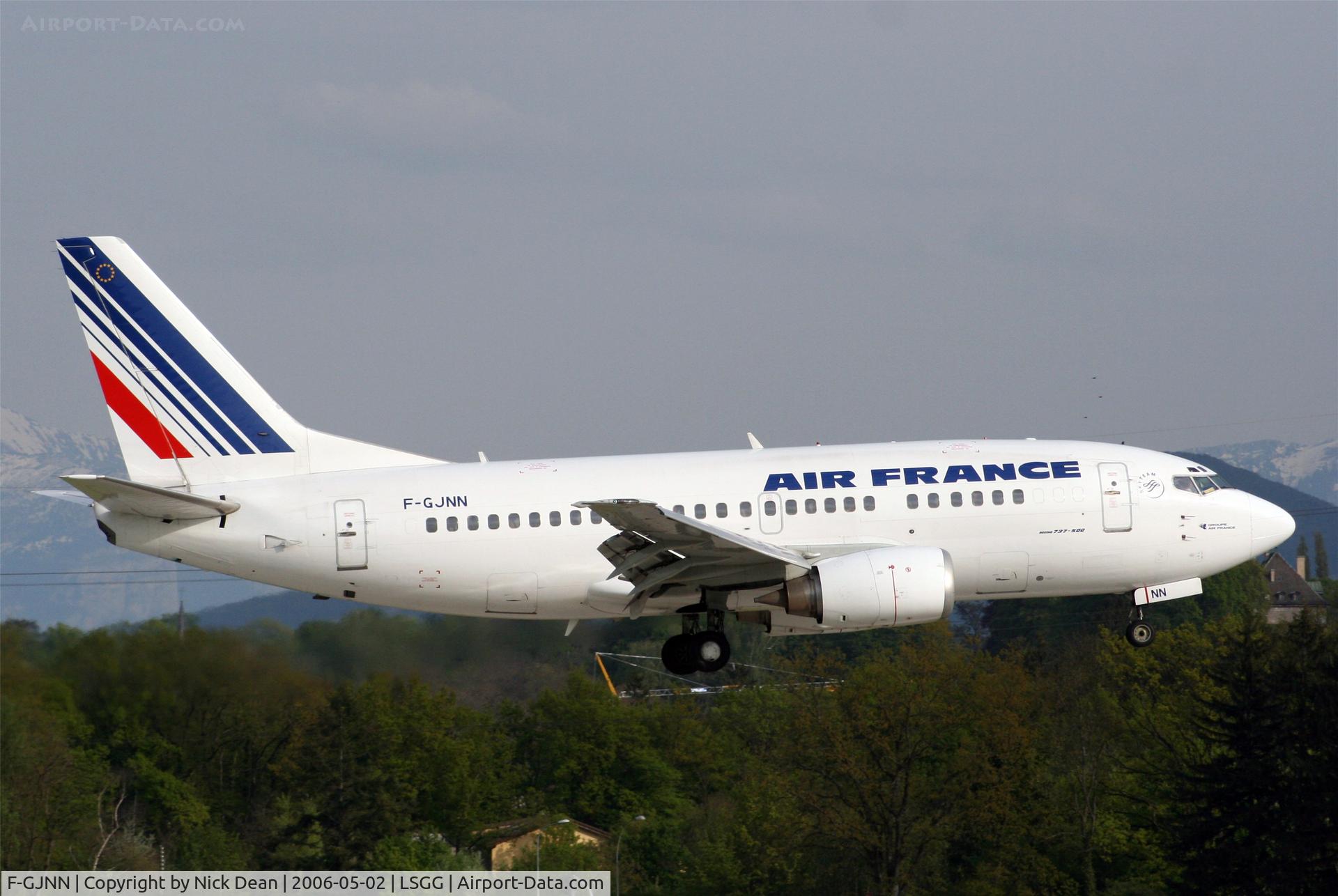 F-GJNN, 1993 Boeing 737-528 C/N 27304, /