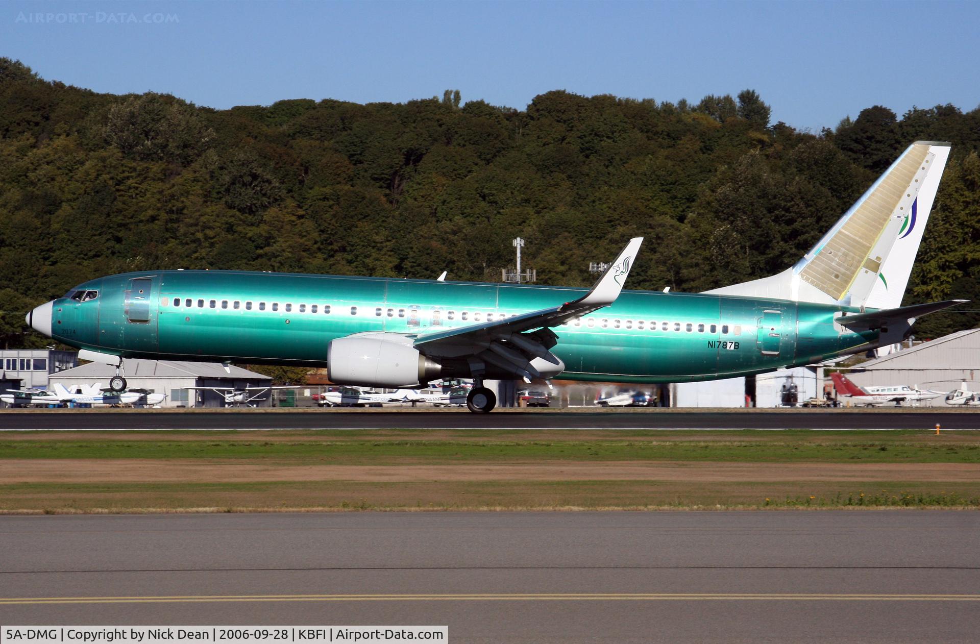 5A-DMG, 2006 Boeing 737-8GK C/N 34948/2074, /