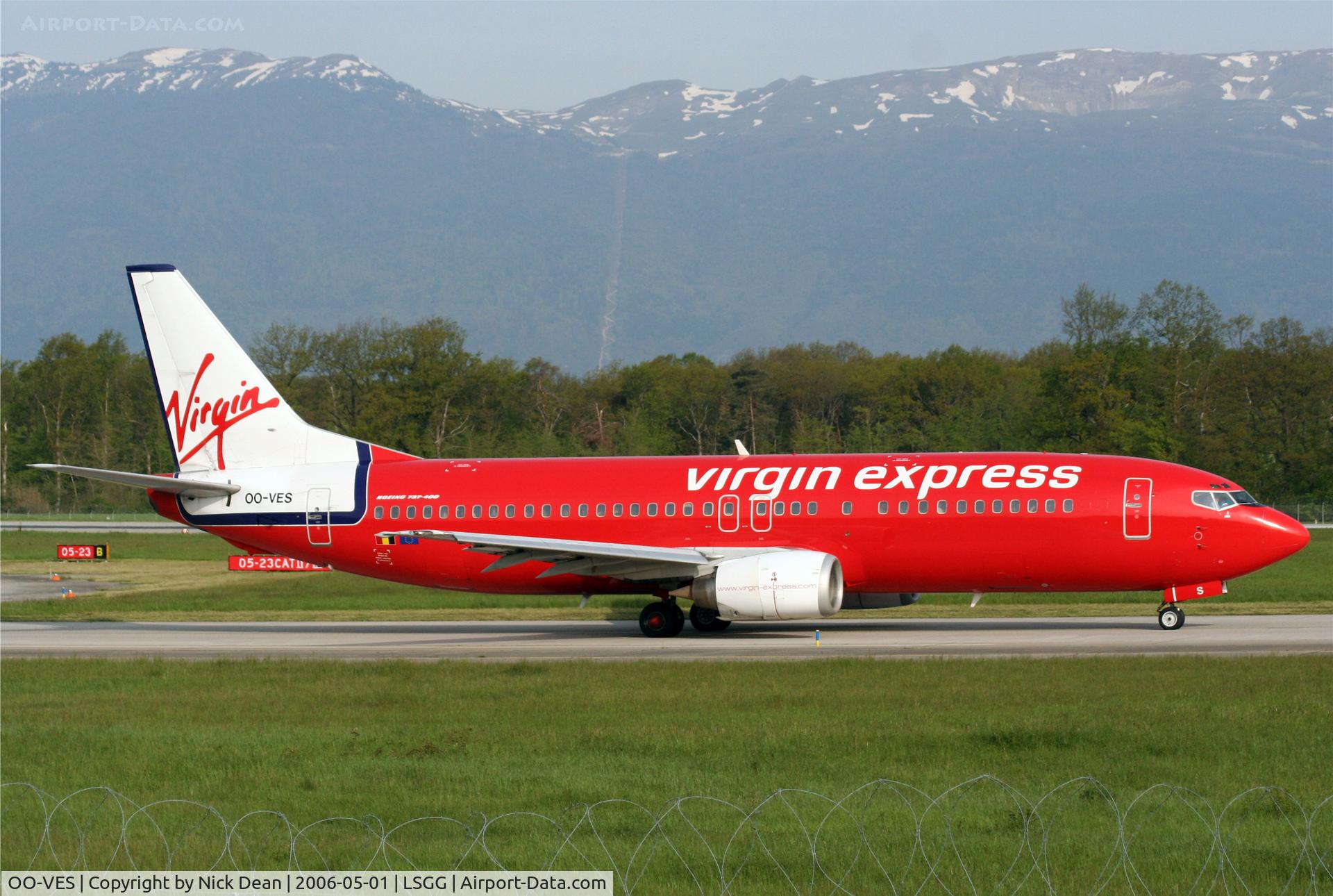 OO-VES, 1996 Boeing 737-43Q C/N 28493, /