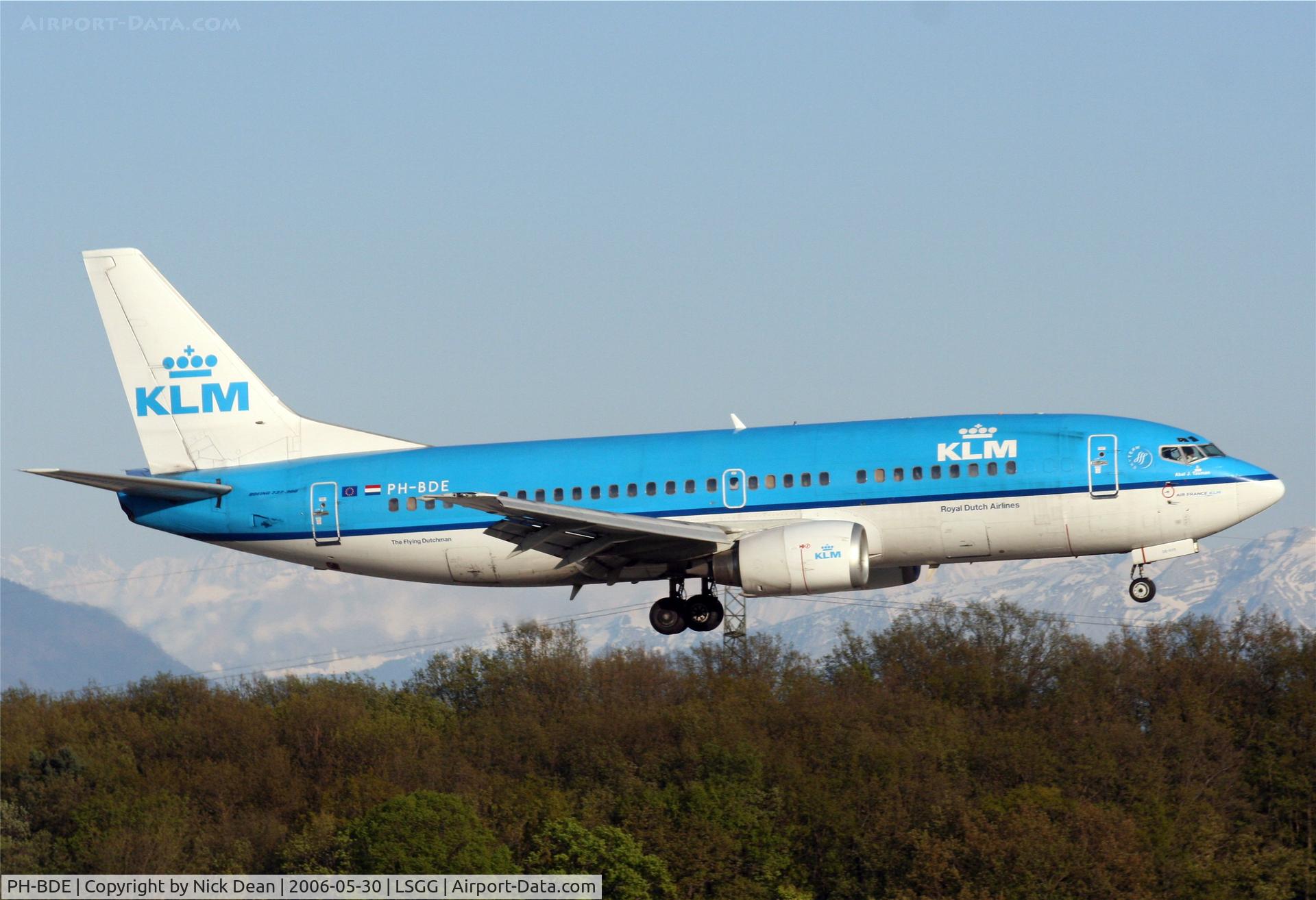PH-BDE, 1986 Boeing 737-306 C/N 23541, /