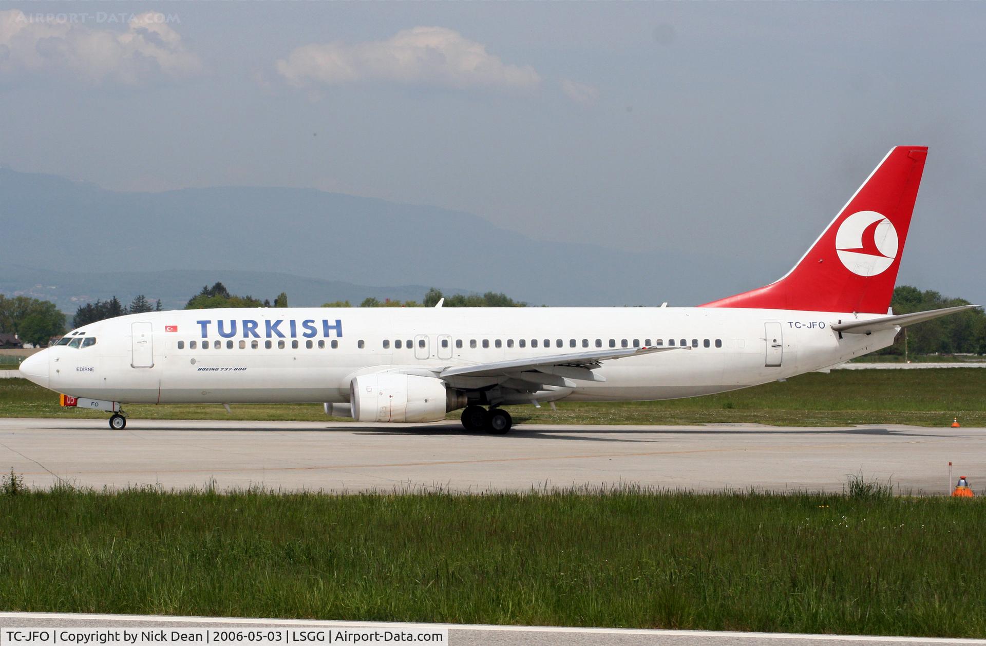 TC-JFO, 1999 Boeing 737-8F2 C/N 29777, /