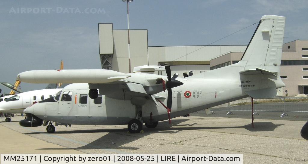 MM25171, Piaggio P-166DP-1 C/N 465/114, Piaggio P166DP1 (built 1968) of Italian Customs at Pratica Di Mare near Rome.