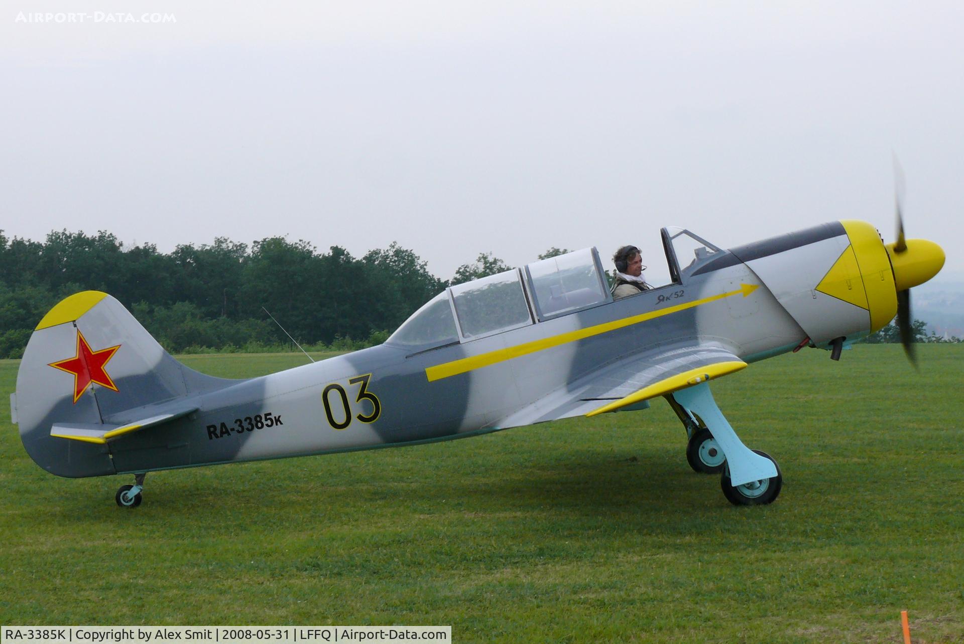 RA-3385K, 1988 Yakovlev Yak-52TD C/N 888415, Yakovlev Yak-52TD RA-3385K