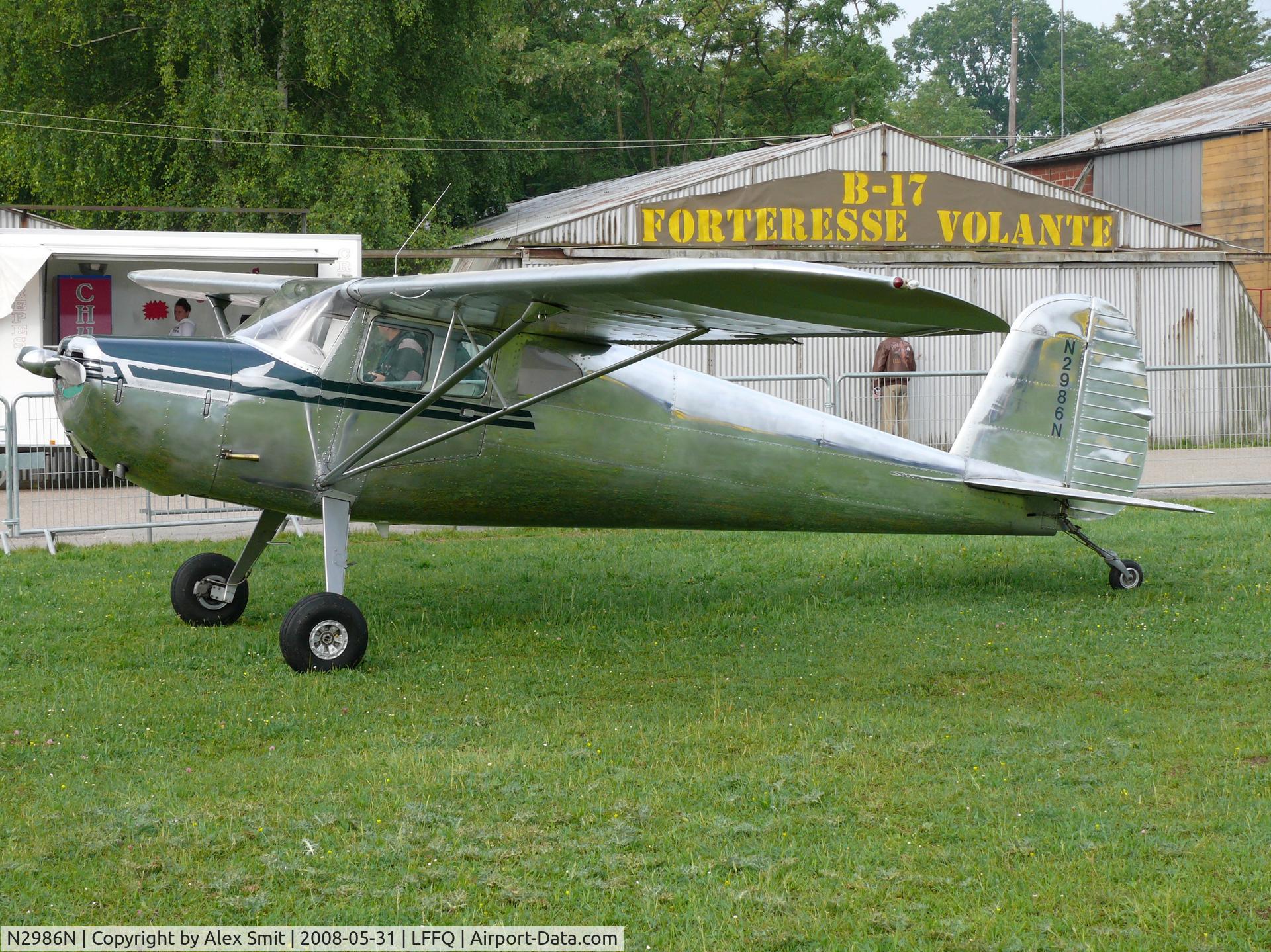 N2986N, 1947 Cessna 140 C/N 13244, Cessna 140 N2986N
