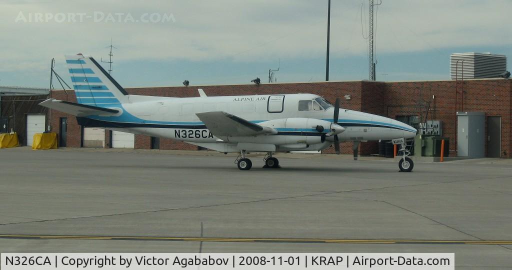N326CA, 1970 Beech 99A Airliner C/N U-135, At Rapid City