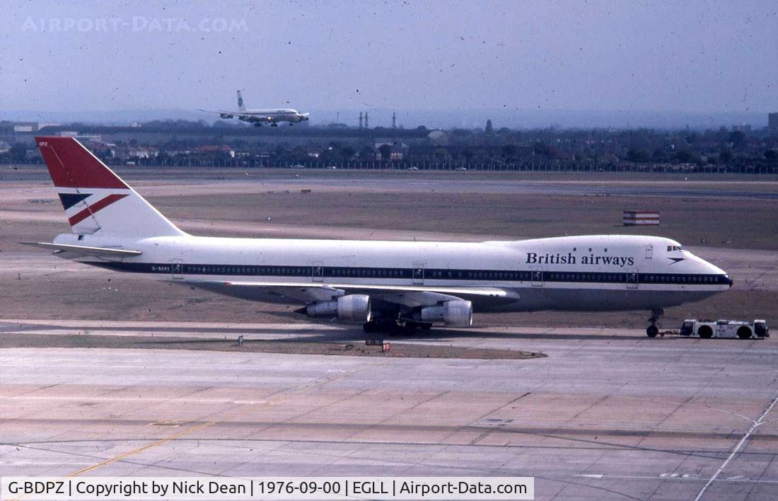 G-BDPZ, 1971 Boeing 747-148 C/N 19745, /