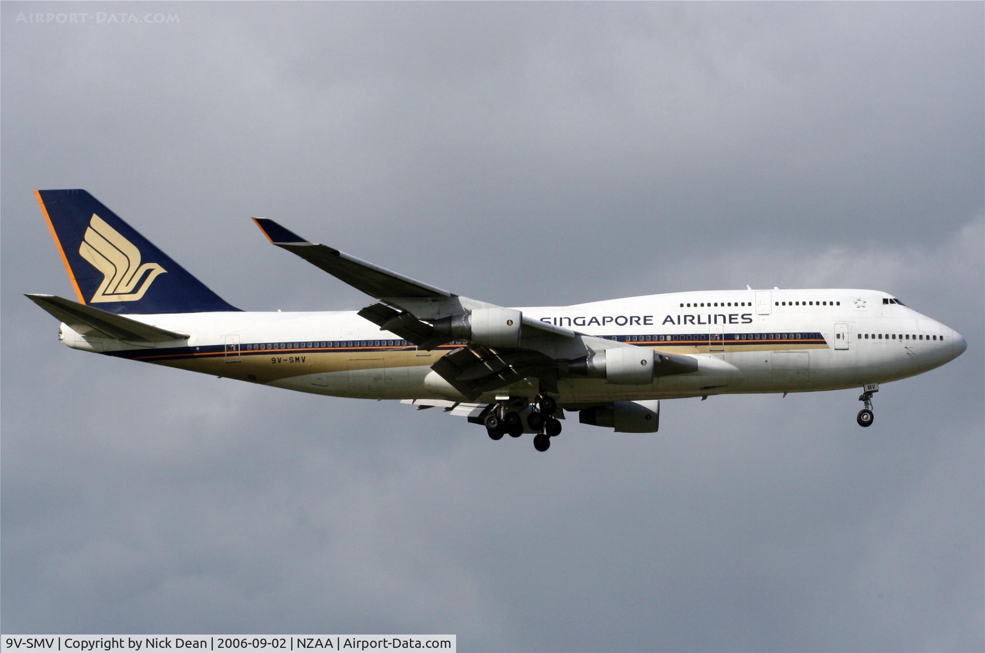 9V-SMV, 1993 Boeing 747-412 C/N 27069, My ride back to WSSS