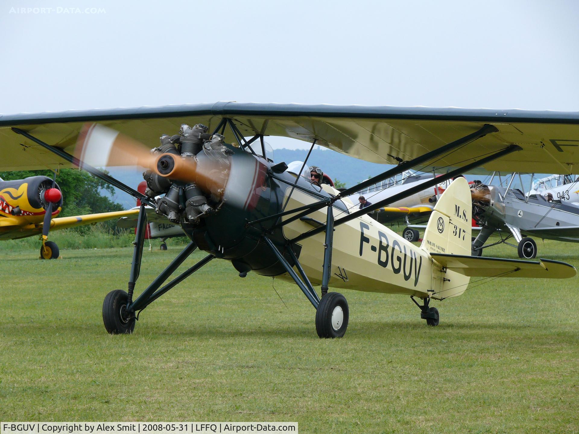F-BGUV, Morane-Saulnier MS.317 C/N 297, Morane Saulnier MS317 F-BGUV