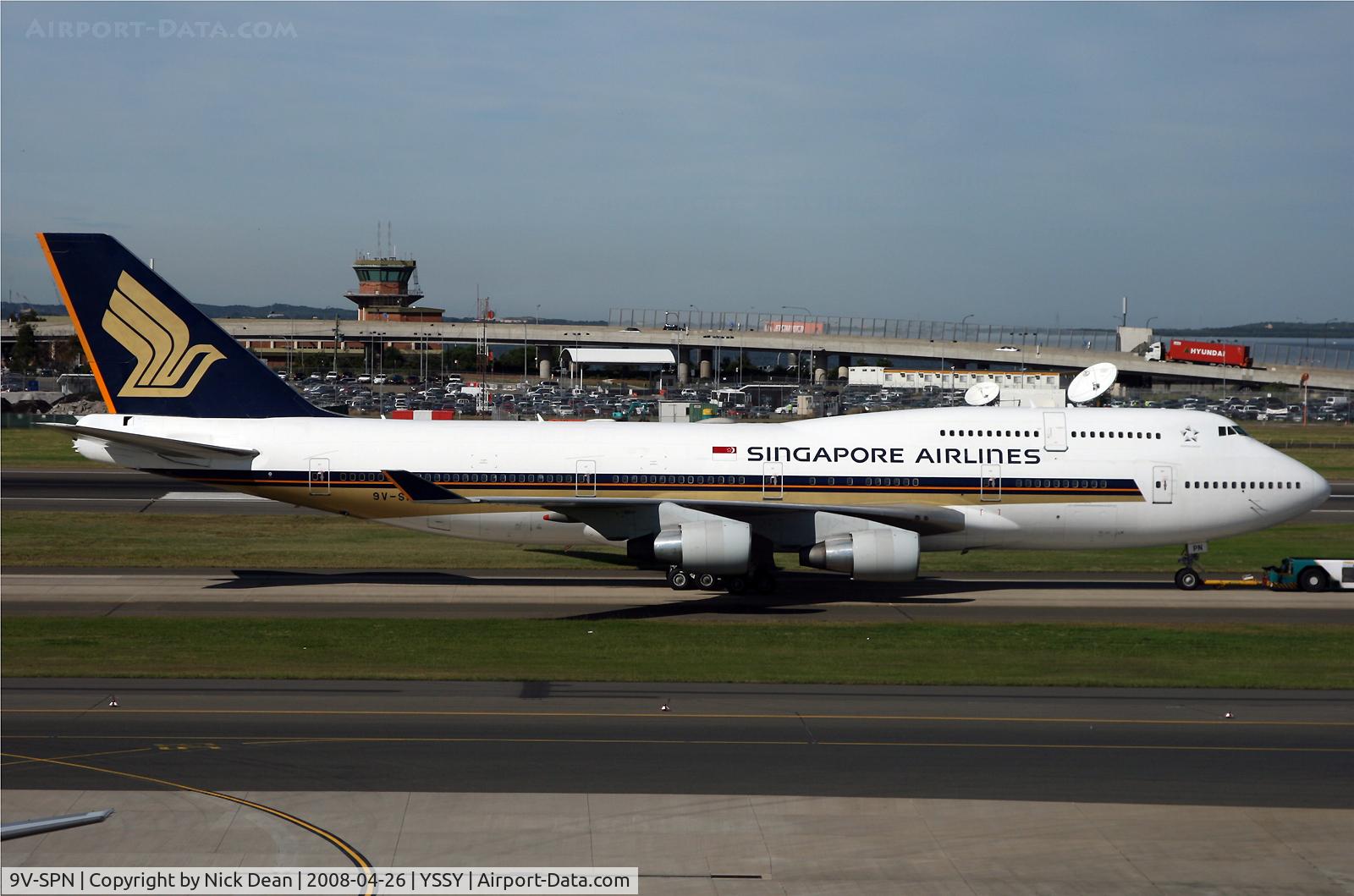 9V-SPN, 2001 Boeing 747-412 C/N 28031, /