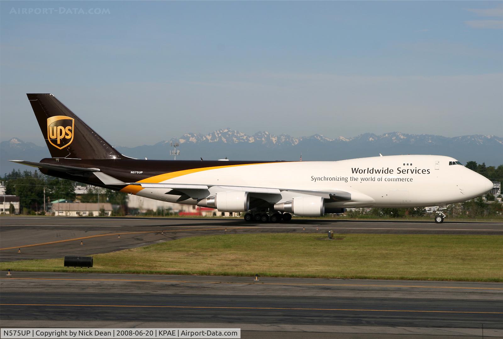 N575UP, 2008 Boeing 747-44AF C/N 35664, /