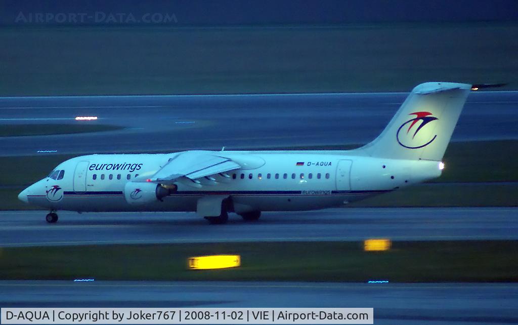 D-AQUA, 1988 British Aerospace BAe.146-300A C/N E3118, Eurowings British Aerospace BAe 146-300