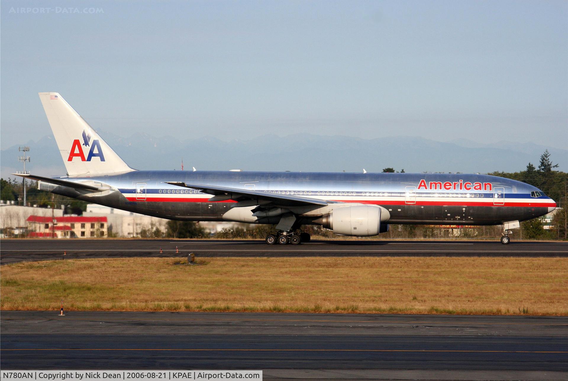 N780AN, 1999 Boeing 777-223 C/N 29956, /