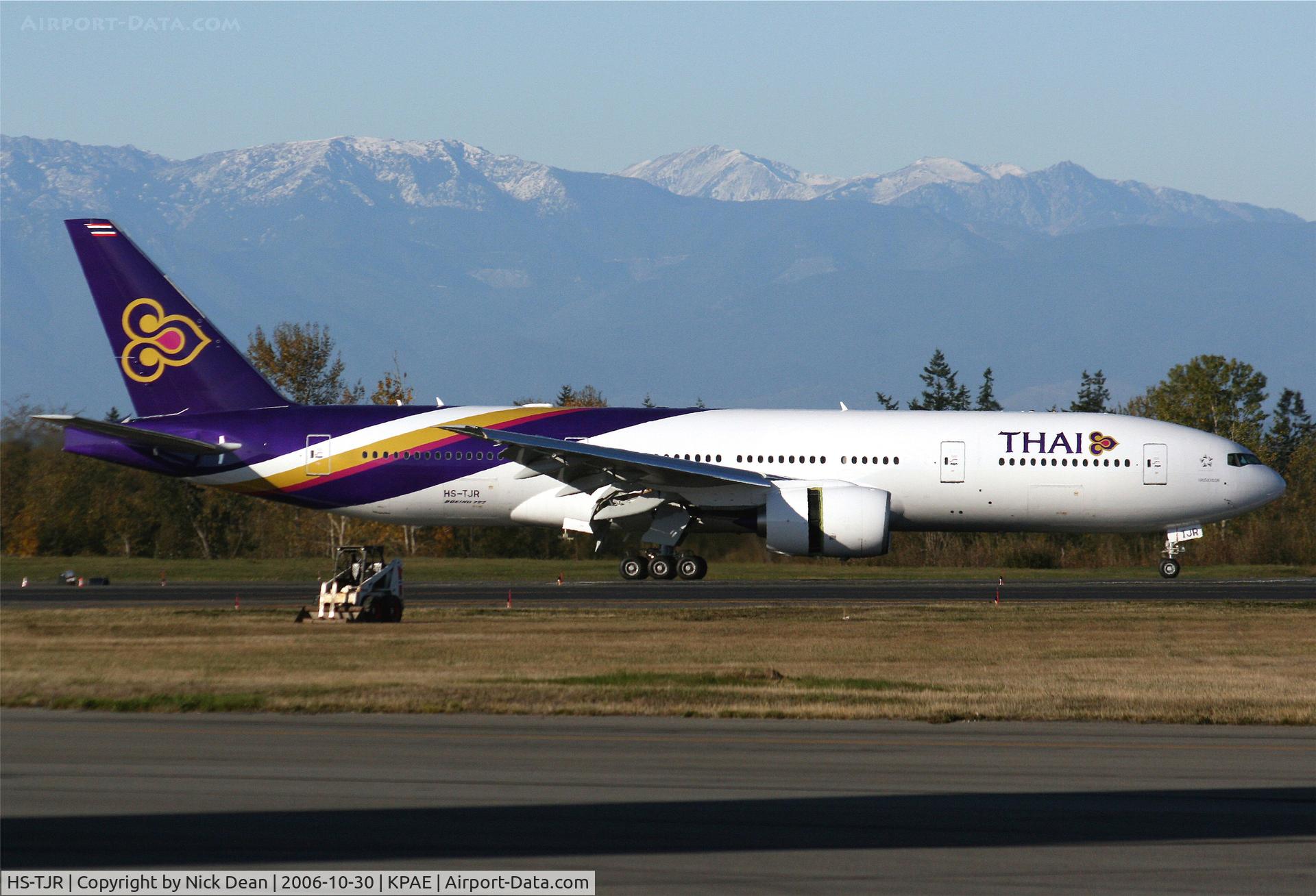 HS-TJR, 2006 Boeing 777-2D7/ER C/N 34586/588, KPAE