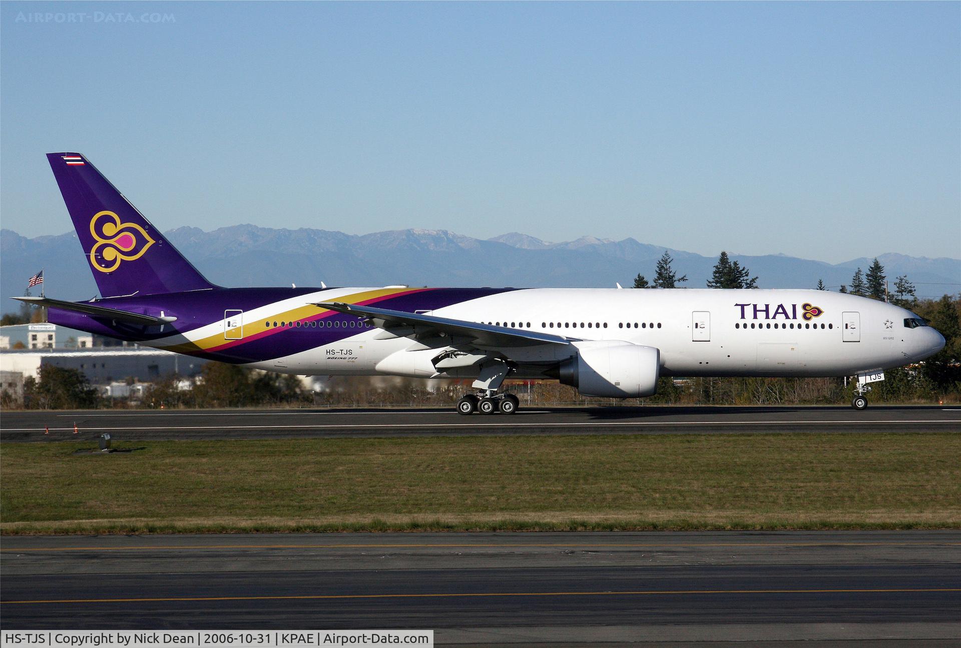 HS-TJS, 2006 Boeing 777-2D7/ER C/N 34587/595, /