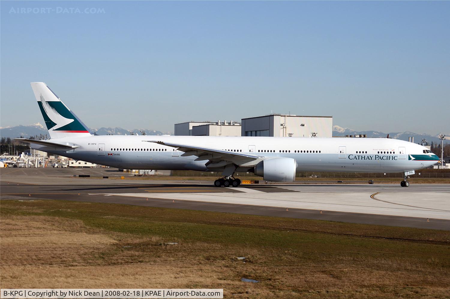 B-KPG, 2008 Boeing 777-367/ER C/N 35300, KPAE