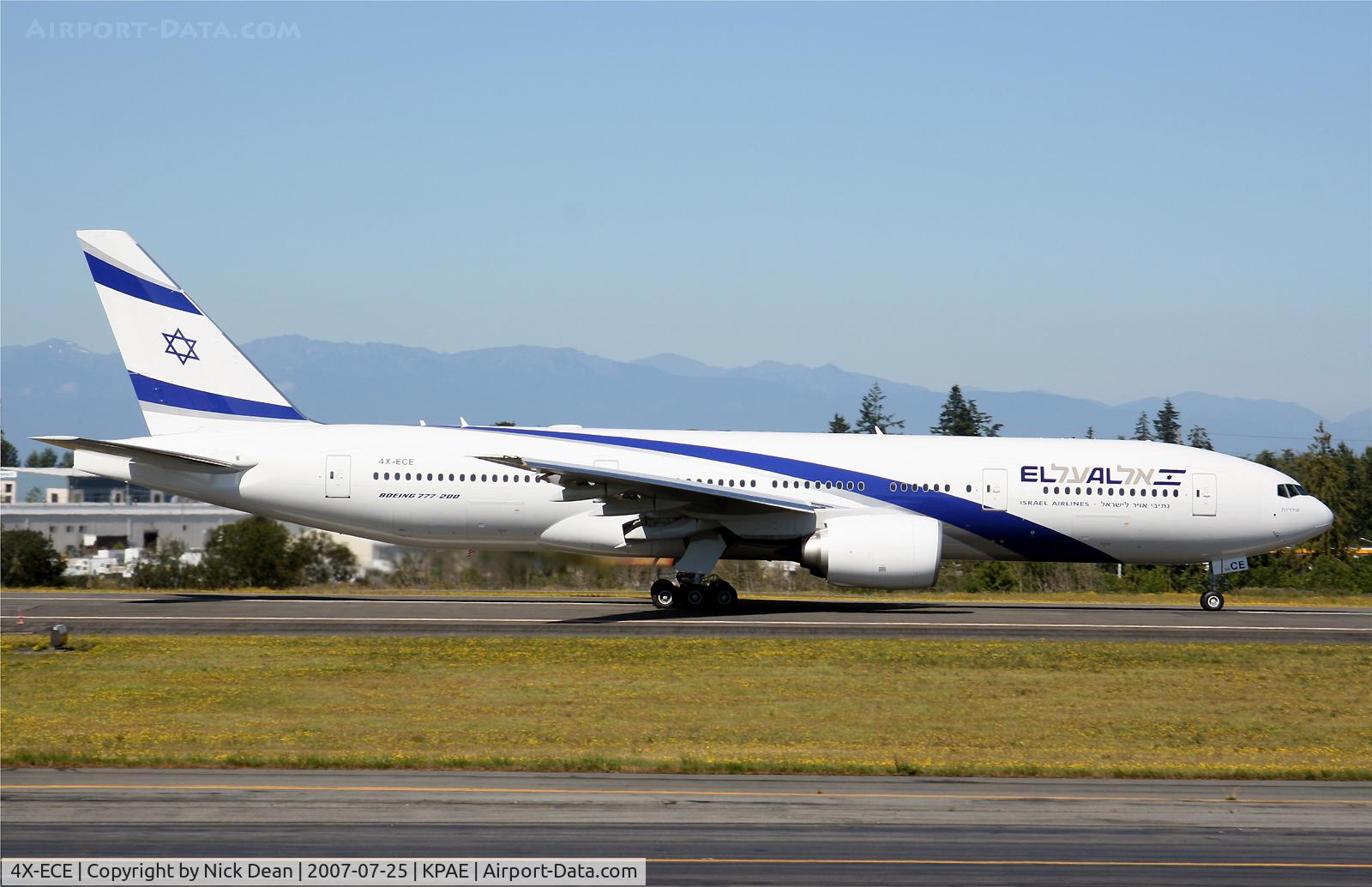 4X-ECE, 2007 Boeing 777-258/ER C/N 36083, /