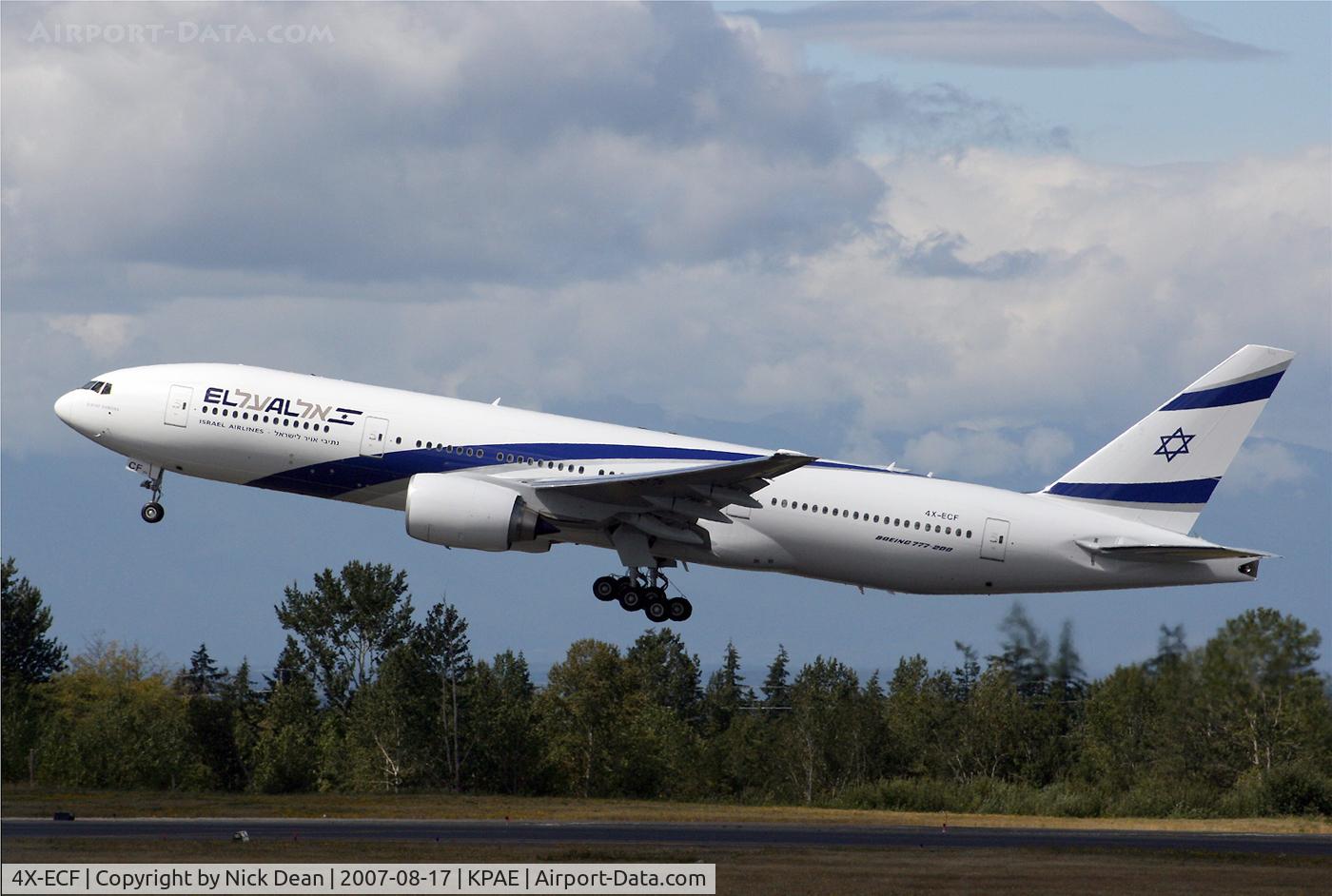 4X-ECF, 2007 Boeing 777-258/ER C/N 36084, /