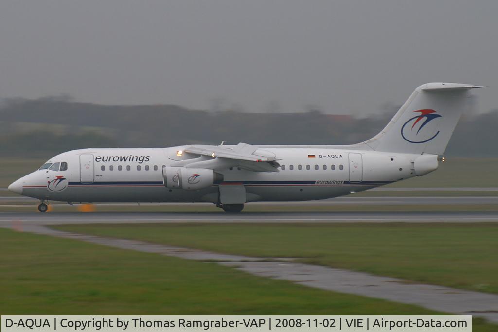 D-AQUA, 1988 British Aerospace BAe.146-300A C/N E3118, Eurowings BAe 146