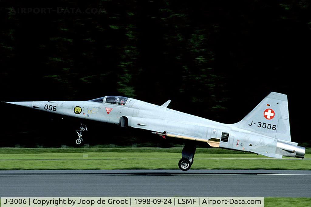J-3006, Northrop F-5E Tiger II C/N L.1006, Mollis used to be one of the fighter bases used for exercises only. It was quite compact and easily accessible for taking pictures. Nowadays it is only used by helicopters for three weeks a year.