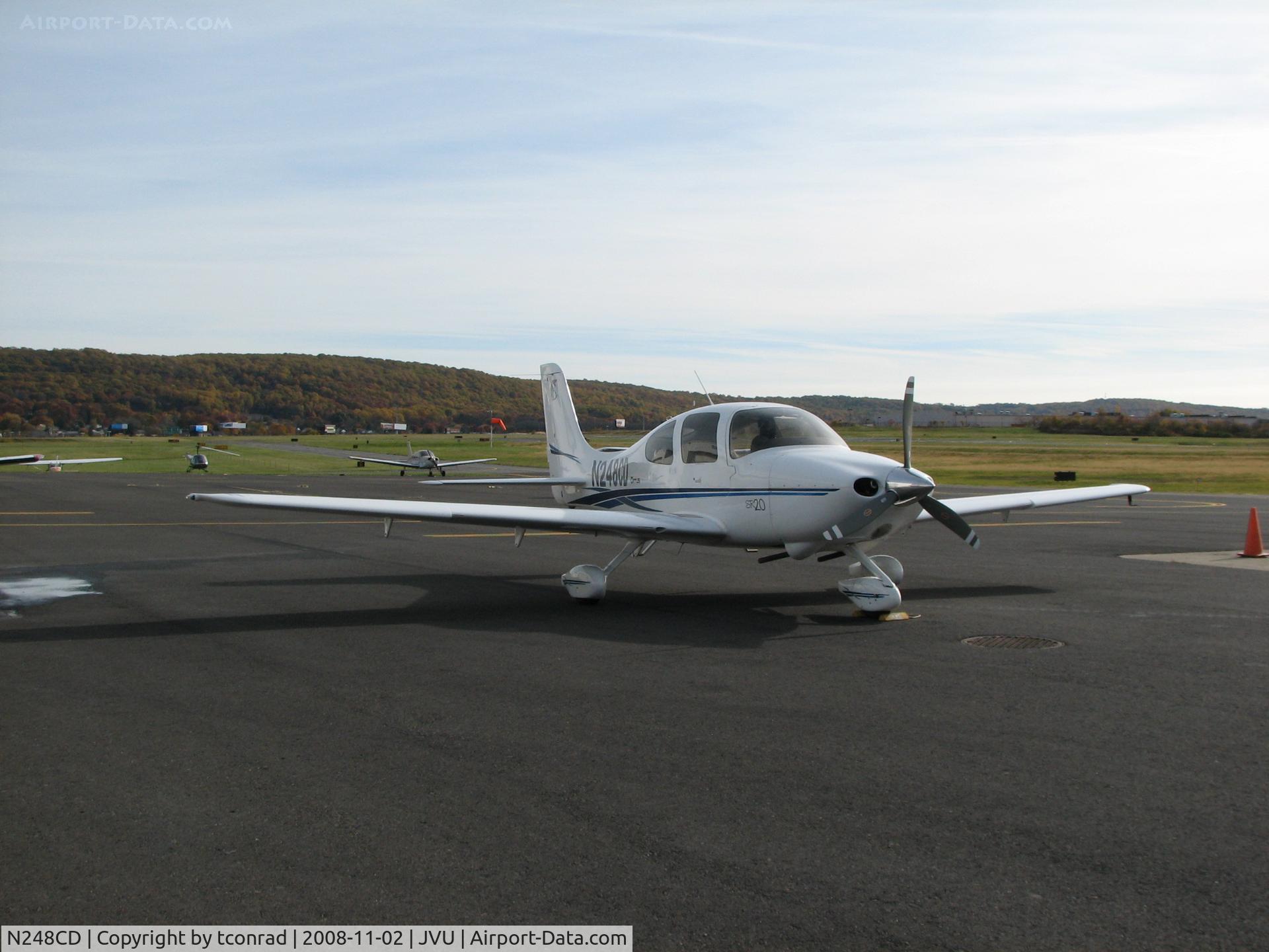 N248CD, 2001 Cirrus SR20 C/N 1148, at Queen City