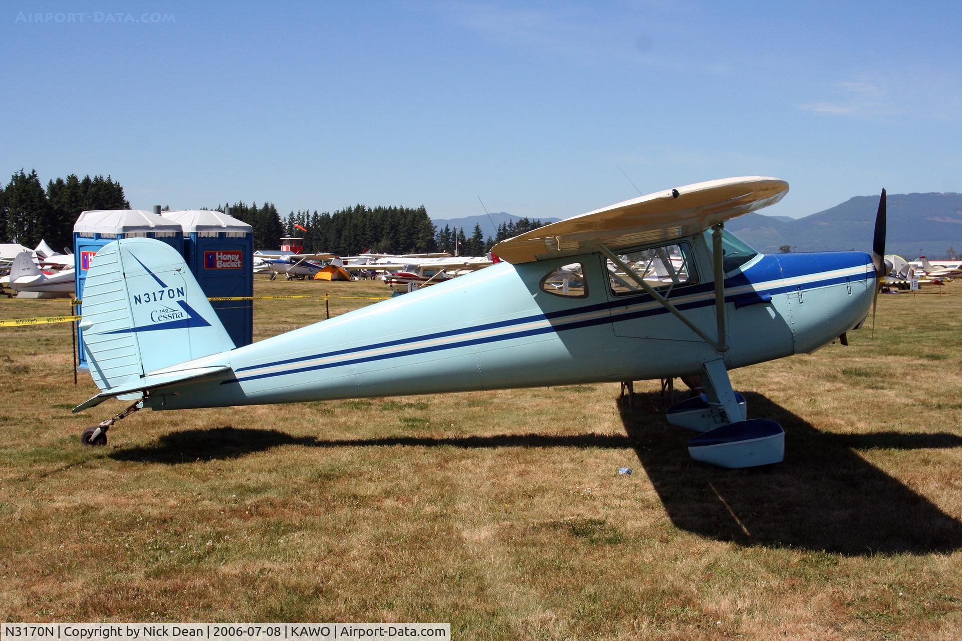 N3170N, 1947 Cessna 140 C/N 13428, /