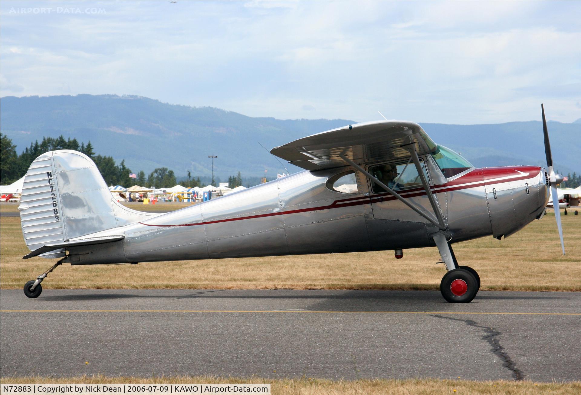 N72883, 1946 Cessna 140 C/N 10077, /