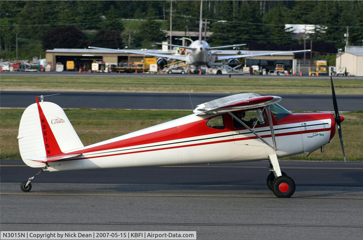 N3015N, 1947 Cessna 140 C/N 13273, /