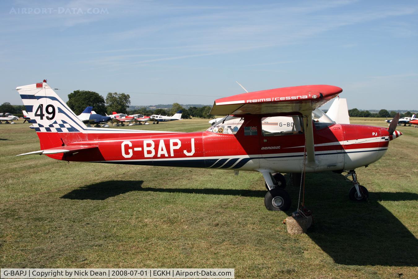 G-BAPJ, 1972 Reims FRA150L Aerobat C/N 0196, /