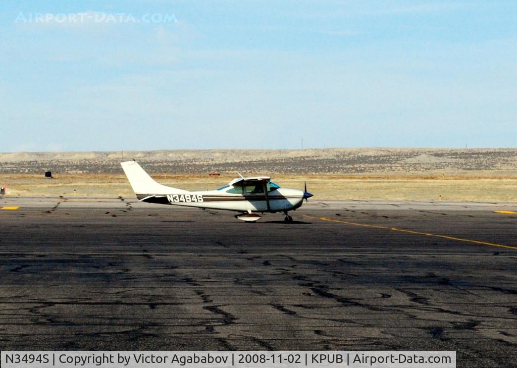 N3494S, 1964 Cessna 182H Skylane C/N 18255894, At Pueblo