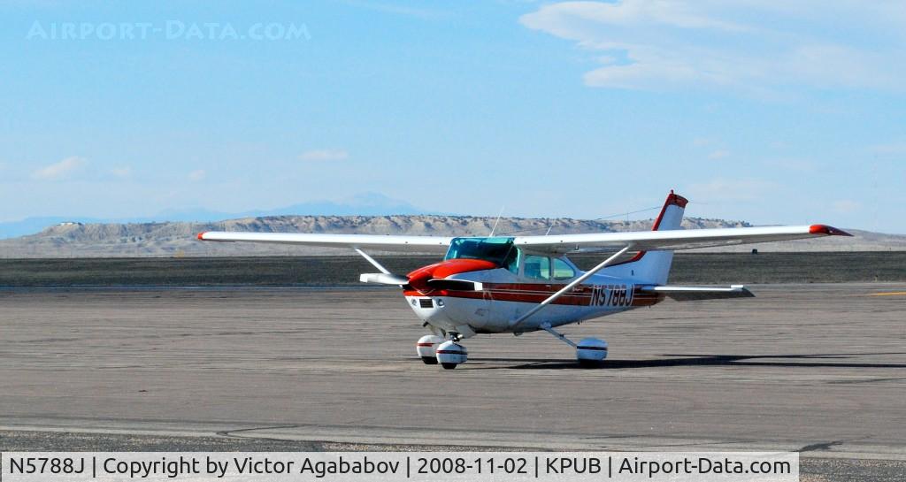 N5788J, 1975 Cessna 182P Skylane C/N 18263536, At Pueblo