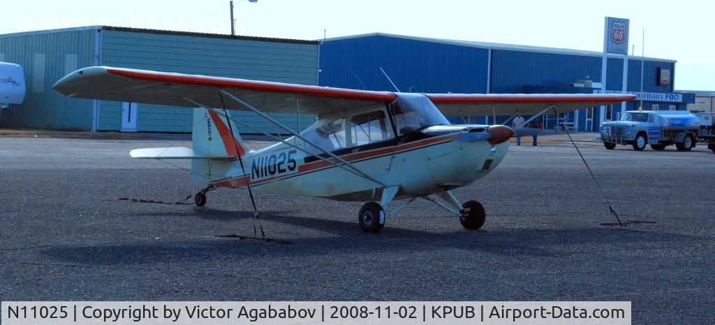 N11025, 1964 Champion 7ECA Citabria C/N 7ECA-7, At Pueblo