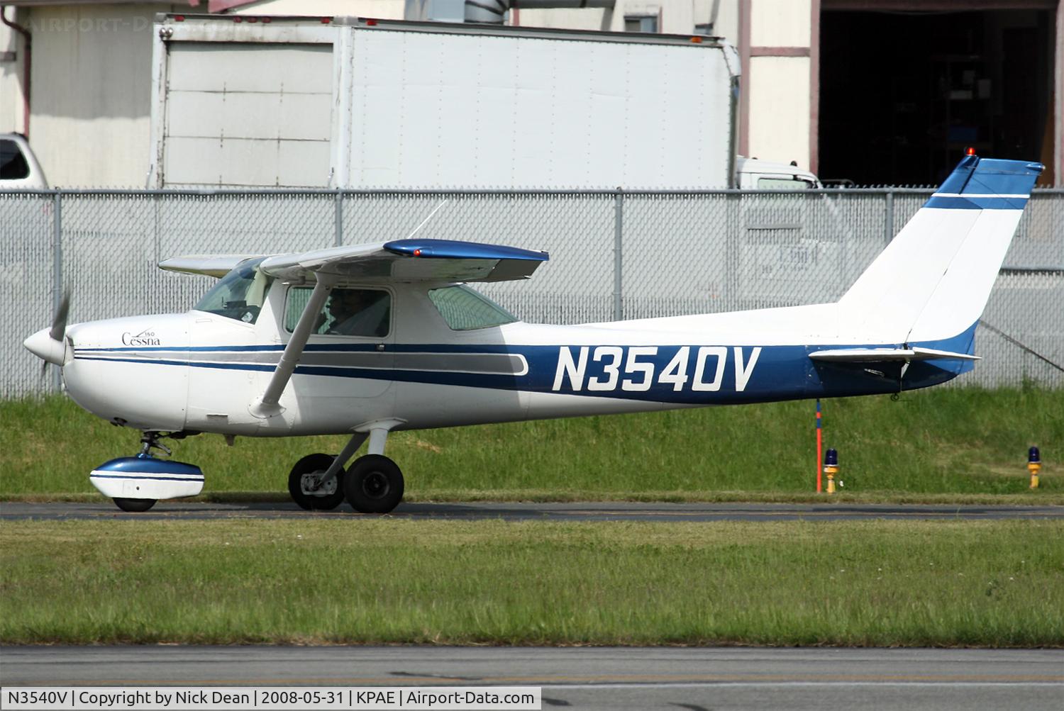 N3540V, 1975 Cessna 150M C/N 15076539, /