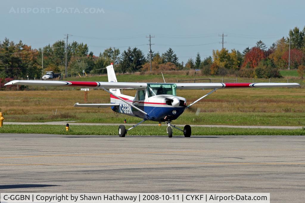 C-GGBN, 1980 Cessna 152 C/N 15284325, Going though checklist before Taxi