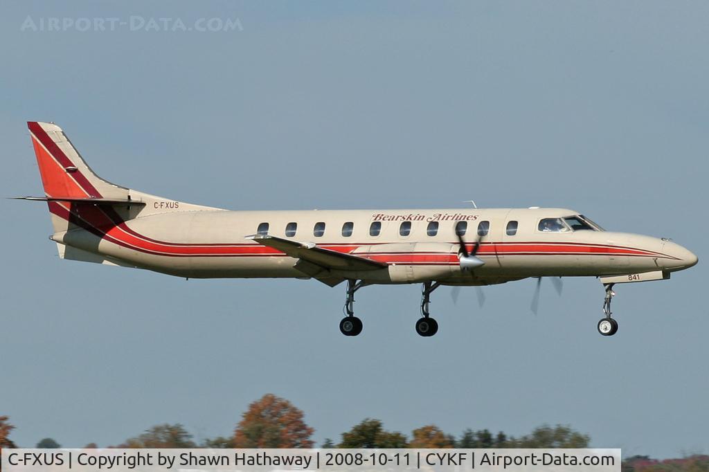 C-FXUS, 1993 Fairchild SA-227CC Metro 23 C/N CC-841B, Landing Runway 08 (Canon XT, 70-300mm IS)