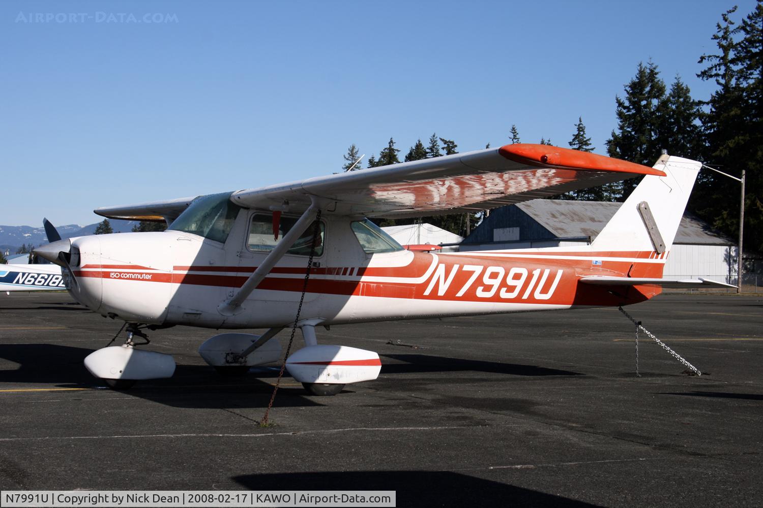N7991U, 1976 Cessna 150M C/N 15077876, /
