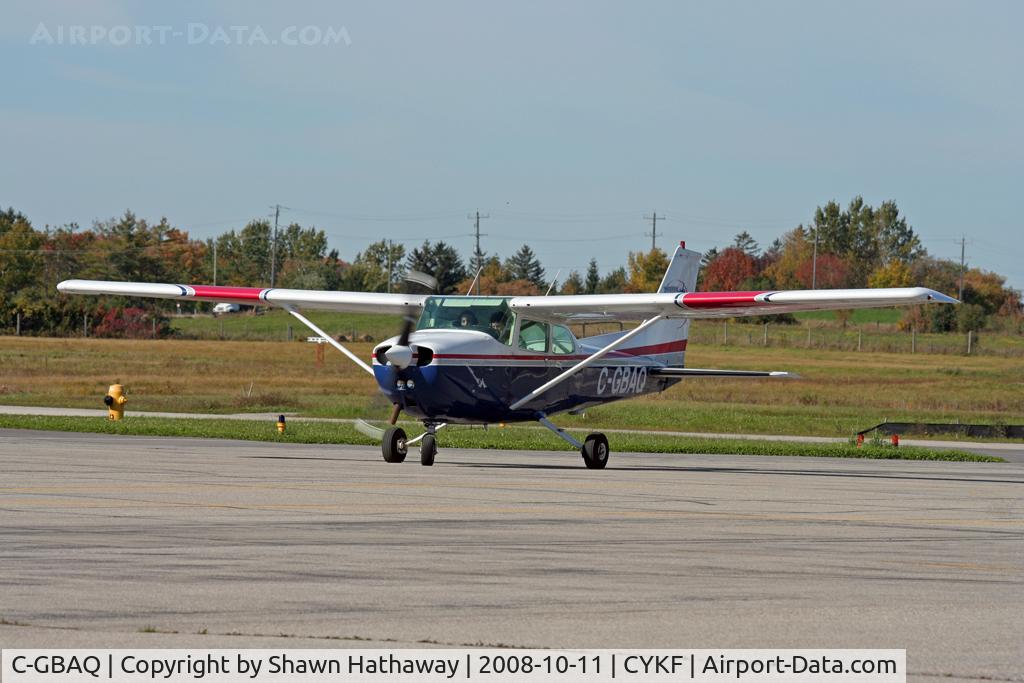 C-GBAQ, 1980 Cessna 172N C/N 17273945, Going though checklist before Taxi