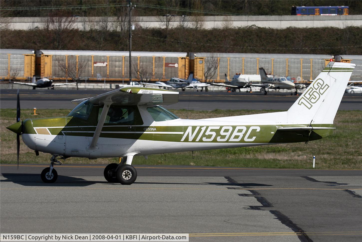 N159BC, 1977 Cessna 152 C/N 15280737, KBFI