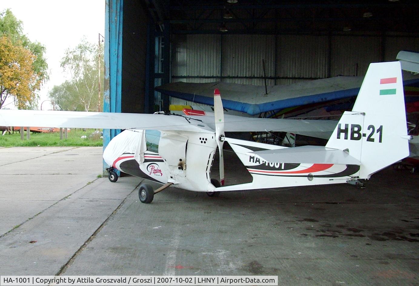HA-1001, 1983 Brditschka HB-21 Movit C/N 21029, Nyíregyháza Airport - LHNY Hungary