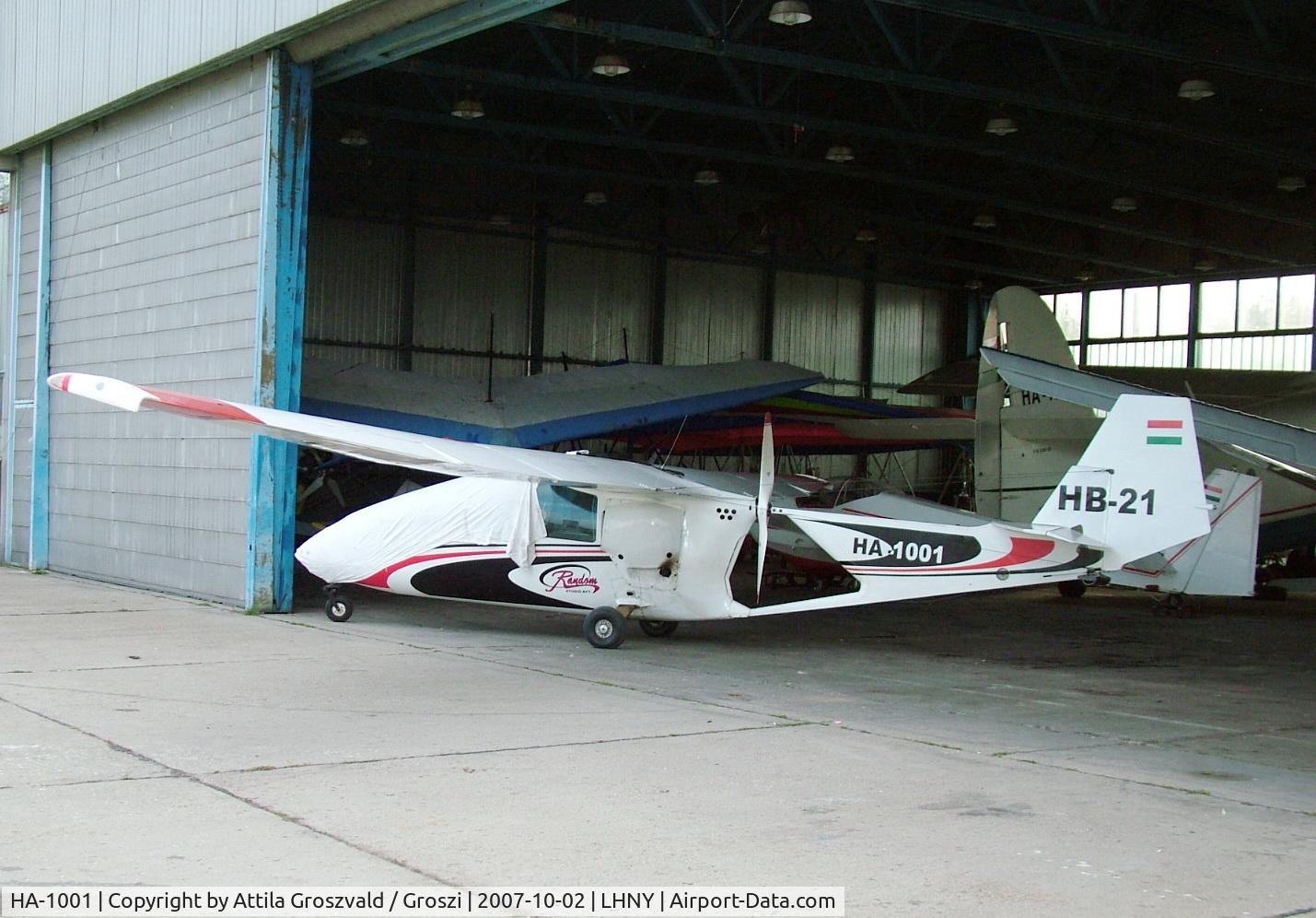 HA-1001, 1983 Brditschka HB-21 Movit C/N 21029, Nyíregyháza Airport - LHNY Hungary