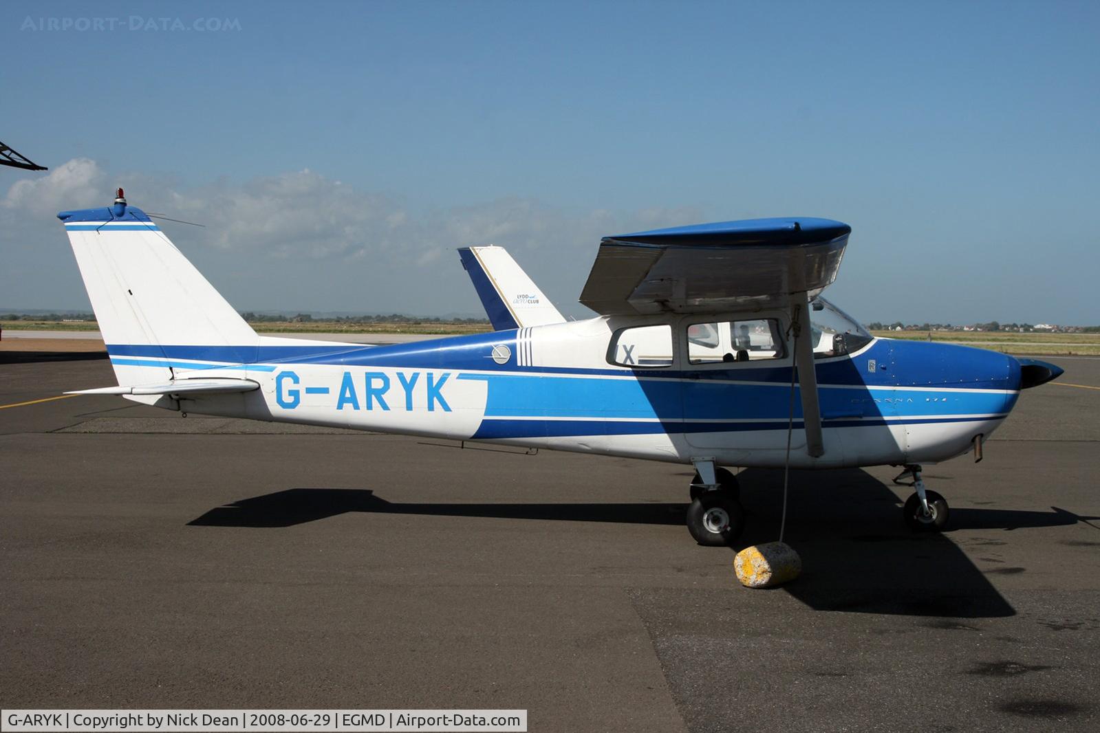 G-ARYK, 1962 Cessna 172C Skyhawk C/N 17249288, /