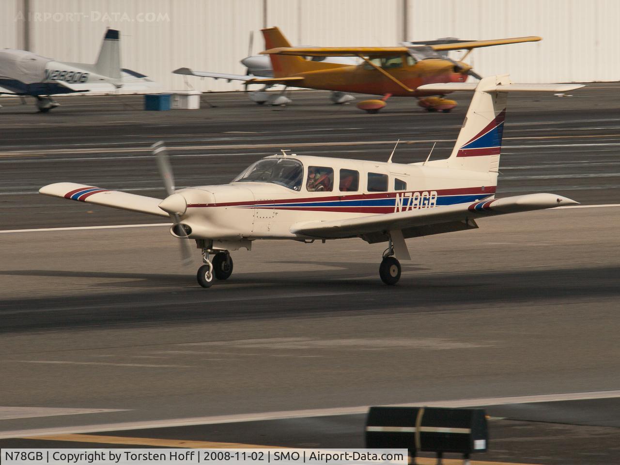 N78GB, 1978 Piper PA-32RT-300T Turbo Lance II C/N 32R-7887282, N78GB arriving on RWY 21