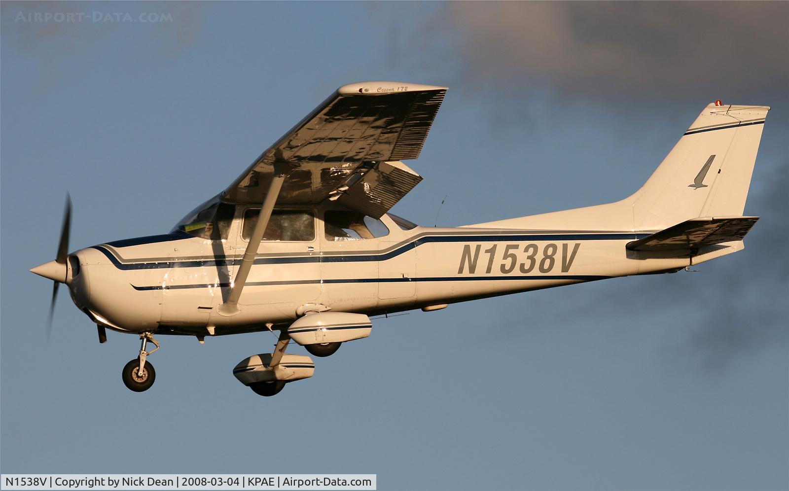 N1538V, 1974 Cessna 172M C/N 17263651, KPAE