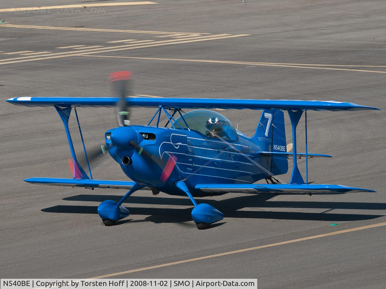 N540BE, Christen Eagle II C/N 0001 (N10AL), N540BE taxiing