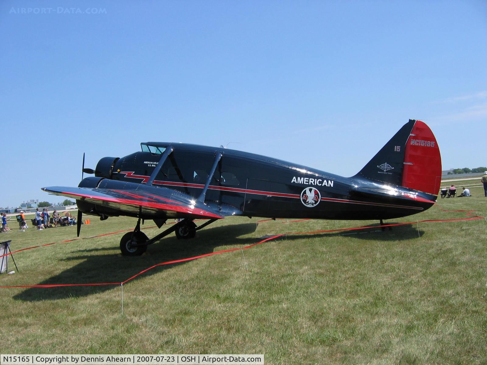 N15165, 1936 Stinson A C/N 9125, OSH 2007