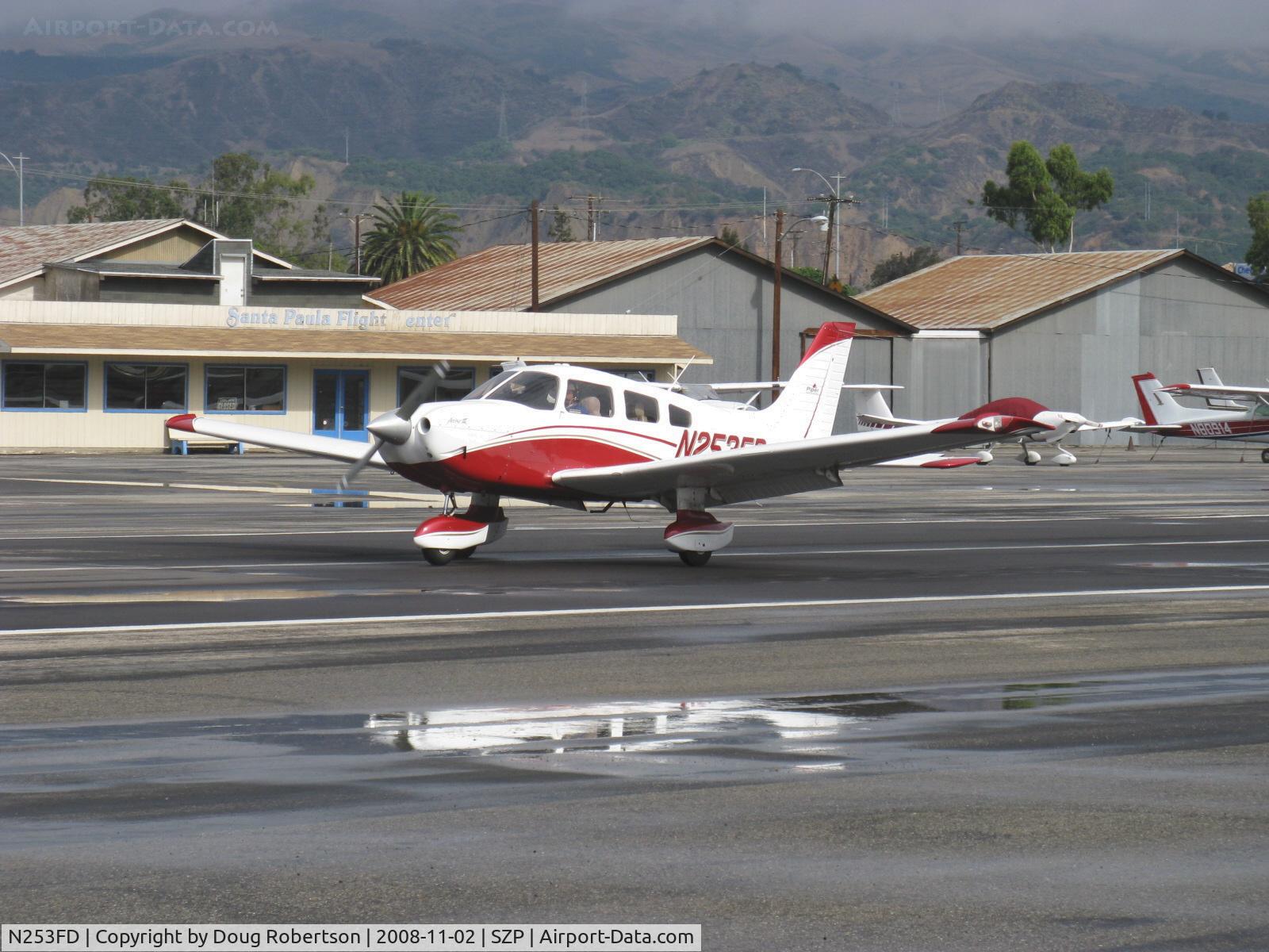 N253FD, Piper PA-28-181 Archer III C/N 2843321, Piper PA-28-181 ARCHER II, Lycoming O-360-A4M 180 Hp, takeoff roll Rwy 22